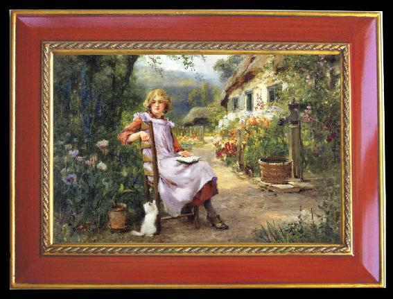 framed  Henry John Yeend King In the Garden, Ta079-4